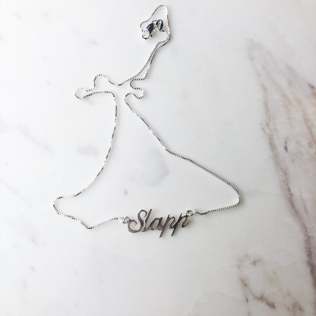 Slapp Necklace - Silver - Slapp.