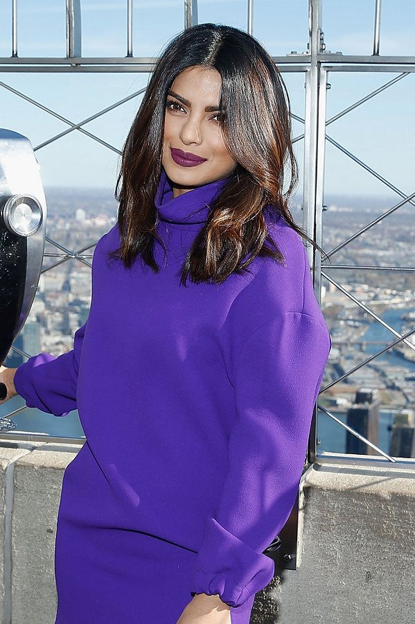 Get the Look: Priyanka Chopra's Purple Lips